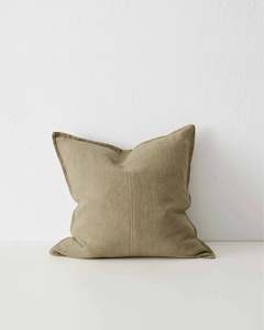 Como Linen Cushion: Como Clay