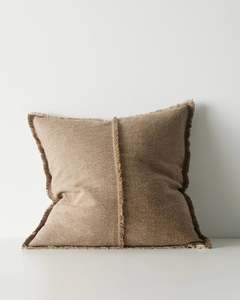 Linen Cushions: Adela Cocoa