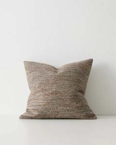 Vista Chunky Linen Cushions: Vista Natural