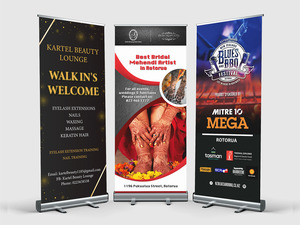 Roll Up - Pull Up Banner - $149.00