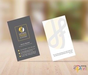 Products: Vertical Business Card - Web 2 Print NZ Cheapest Printing