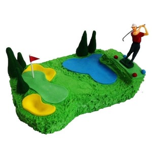 Golf Dude Cake Kit - Birthday Cake Recipe Kit - DIY Decorating Kit