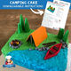 Camping Cake PDF Template and Tutorial Fits your Bluey Toys