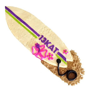 DIY Surfboard Cake Kit Hang 10 Tween or Teen Birthday Party