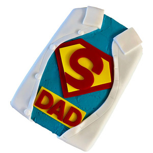 DIY Superdad Birthday or Father’s Day Cake Kit Cake for Dad or Poppy