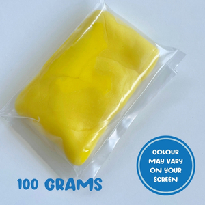 Yellow Fondant Icing 100g Ready to Roll Icing Great Taste