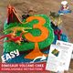 Dinosaur Volcano Cake Printable Template Step by Stop Tutorial