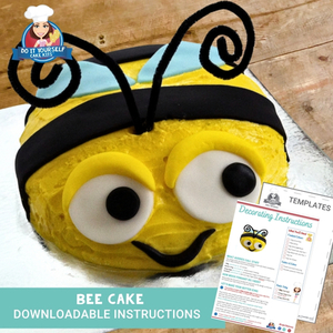 Bee Cake Downloadable Template and Tutorial Baby Shower