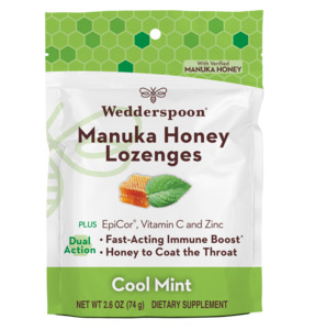 Drops Pops: Manuka Honey Immunity Lozenge Cool Mint