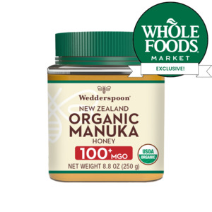 Organic: Whole Foods Market Exclusive - USDA Certified Organic Raw Manuka Honey 100+ MGO, 250g