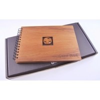 Wedding Guest Books: Rimu Wedding Guest Book