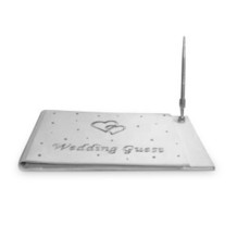 Wedding Guest Books: Guestbook - White With Pen