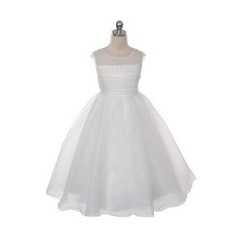 Products: Pearl Trim Satin Dress