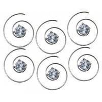 Products: ZIRCONIA HAIR SWIRLS - Pkt of 6