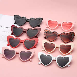 Sunglasses: Retro Love Heart Sunglasses