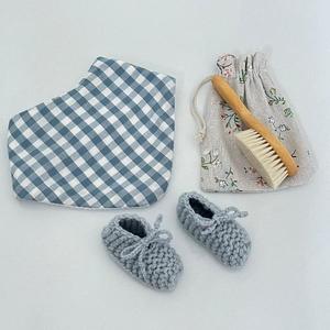 Brush, Dribble Bib & Bootie Set