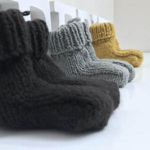Baby Booties: Double Knit Socks