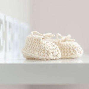 Baby Booties: Chunky Knit Booties