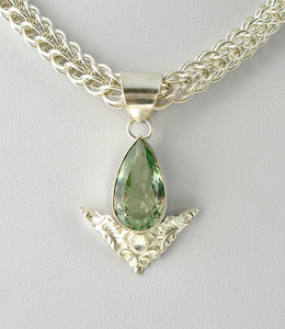 Products: Green Amethyst Necklace weebleworksjase