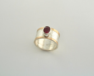 Ruby Silver & Gold Ring weebleworksjase