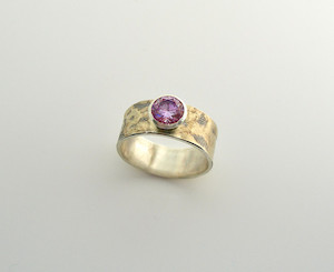 Moissanite Silver & Gold Ring weebleworksjase