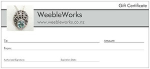 Products: Gift Card weebleworksjase
