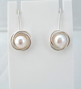 Products: Pearl Swirl Earrings weebleworksjase