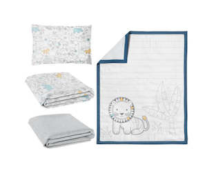 Sleeptime: 4 Piece Urban Safari Nursery Set