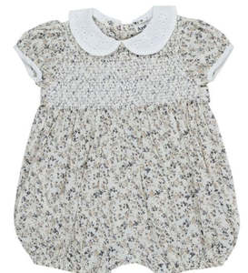 Arthur Ave Peter Pan Neutal Love Playsuit