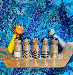 Maori Resources: Maui and his brothers Waka with Te Ra and Marama