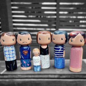 Personalised Pegs: Extra large personalised pegs