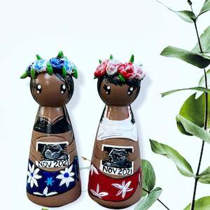 Pregnancy Announcements: Pregnancy scan peg