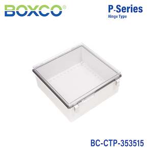 Enclosure Accessory: Boxco BC-CTP-353515 Enclosure Clear Hinged Lid Polycarbonate