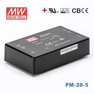 Ac Dc Power Supply: Mean Well PM-20-5 Power Supply 20W 5V