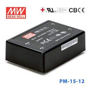 Ac Dc Power Supply: Mean Well PM-15-12 Power Supply 15W 12V