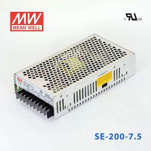 Enclosed Screw Terminal: Mean Well SE-200-7.5 Power Supply 200W 7.5V
