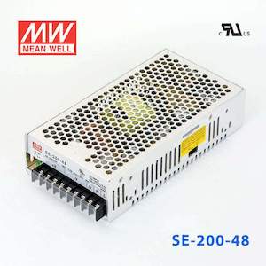 Enclosed Screw Terminal: Mean Well SE-200-48 Power Supply 200W 48V