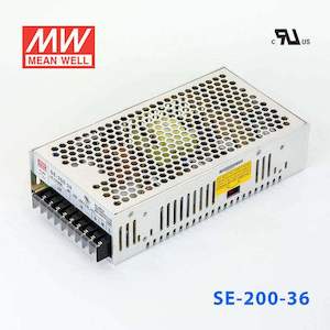 Enclosed Screw Terminal: Mean Well SE-200-36 Power Supply 200W 36V