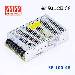 Enclosed Screw Terminal: Mean Well SE-100-48 Power Supply 100W 48V