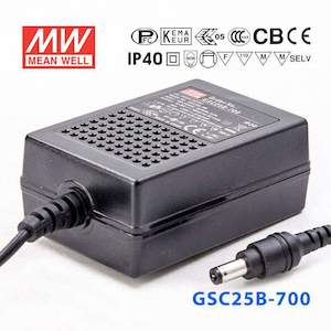 Power Adaptor: Mean Well GSC25B-700 Power Supply 25W 700A