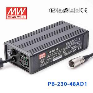Battery Charger: Mean Well PB-230-48AD1 Battery Chargers 230W 57.6V 4A - Single Output Power Supply