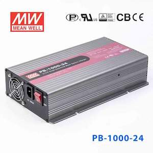 24v: Mean Well PB-1000-24 Battery Chargers 1000W 28.8V 34.7A - 2/3/8 Stage W/PFC