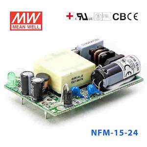24v: Mean Well NFM-15-24 Power Supply 15W 24V