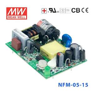 15v: Mean Well NFM-05-15 Power Supply 5W 15V