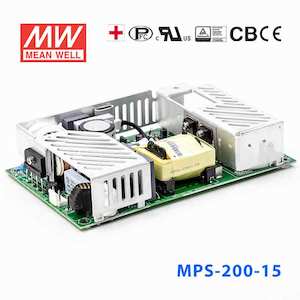 Mean Well MPS-200-15 Power Supply 200W 15V he rated current is based on there be&hellip;