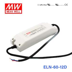 350ma: Mean Well ELN-60-12D LED Power Supply 60W