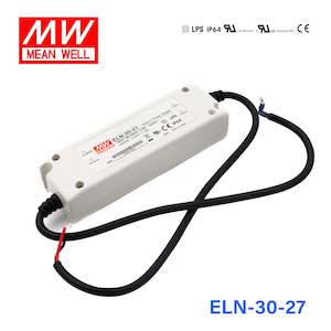 View All 1: Mean Well ELN-30-27 LED Power Supplies 30.24W 27V 1.12A