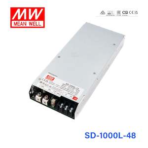 Enclosed Screw Terminal 1: Mean Well SD-1000L-48 DC-DC Converter - 1000W - 19~72V in 48V out