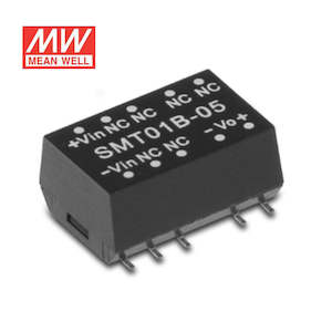 48v Nominal: Mean Well SMT01C-05 DC-DC Converter - 1W - 36~72V in 5V out