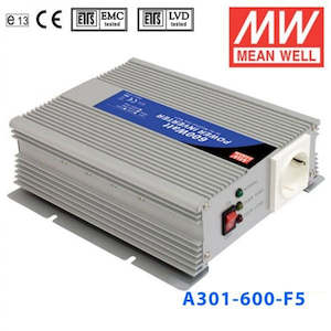 Modified 110vac: Mean Well A301-600-B2 Modified sine wave 600W 110V  - DC-AC Inverter